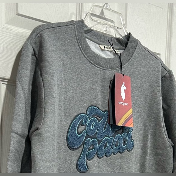Cotopaxi Women's Medium Coto-Patch Crew Sweatshirt Heather Grey NWT - Picture 3 of 7